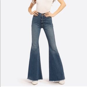 Alice + Olivia You Look Beautiful bell bottom